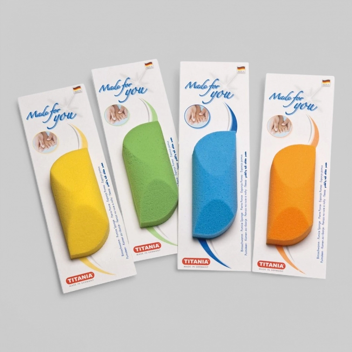 PUMICE SPONGE, HAND/FEET,CARD - Пемза для рук и ног