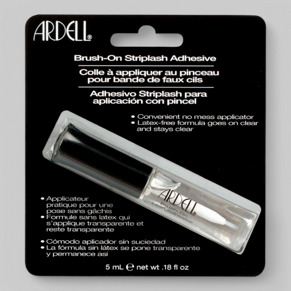 Клей для подиумных ресниц &quot;BRUSH-ON STRIPLASH ADHESIVE CLEAR&quot; прозрачный, 5мл.