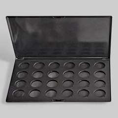 Футляр для теней и помады диаметром 26мм, на 24 цвета.