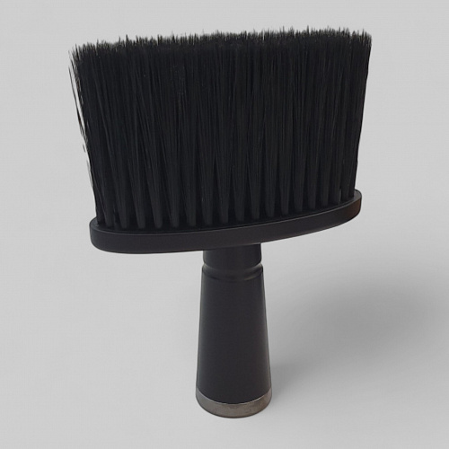 JRL NECK DUSTER  BLACK-ЩЕТКА -СМЕТКА ДЛЯ УДАЛЕНИЯ ВОЛОС, ЦВЕТ ЧЕРНЫЙ-Щетка сметка &quot;JRL&quot; из щетины с искусственным ворсом и ручкой из прочного безопасного пластика, цвет черный, размер 10х13см