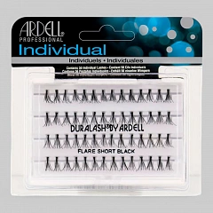 Ресницы пучковые &quot;DURALASH&quot; с узелками, черные (короткие).