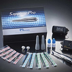 Аппарат для перманентного макияжа &quot;SAPPHIRE PRO&quot; - 3000 оборотов в минуту, 4 скорости (в комплект входит пробная краска и 5 игл с наконечниками).