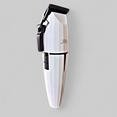 ONYX PROFESSIONAL CORDLESS HAIR CLIPPER WHITE-МАШИНКА ДЛЯ СТРИЖКИ ВОЛОС &quot;JRL ONYX CORDLESS WHITE&quot;, ЦВЕТ БЕЛЫЙ/МАШИНКА  рабочая, роторный мотор, 2 скорости (6000 и 7500 об/мин), технология Reset IQ Charge, нож 45мм, высота среза 0-3,5мм, 10 насадок: 1