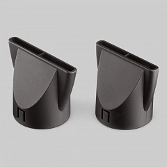 Фен &quot;Moser - Edition Pro 2&quot; - 2000W, удлиненный матовый корпус, 2 насадки. (чёрный)