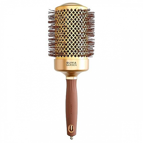 ТЕРМОБРАШИНГ  EXPERT BLOWOUT SHINE WAVY BRISTLES GOLD & BROWN  65