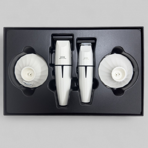 GHOST KIT 1 (2020C-B, 2020T-B), WHITE-НАБОР ДЛЯ СТРИЖКИ ВОЛОС (В СОСТАВЕ МАШИНКА ДЛЯ СТРИЖКИ ВОЛОС И ТРИММЕР), ЦВЕТ- БЕЛЫЙ/Набор &quot;JRL GHOST KIT 1&quot;, в наборе рабочая машинка &quot;JRL ONYX CORDLESS WHITE&quot; (2020C-B) и  2020T-B