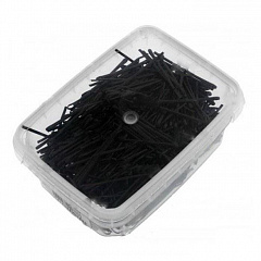 Невидимки дугообразные 50 мм, черные, упаковка 500 гр.224