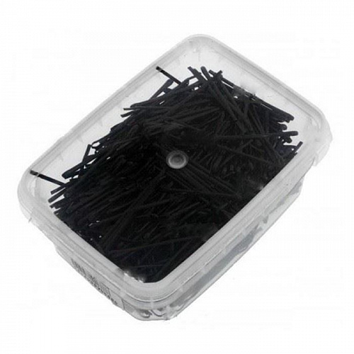 Невидимки дугообразные 50 мм, черные, упаковка 500 гр.224