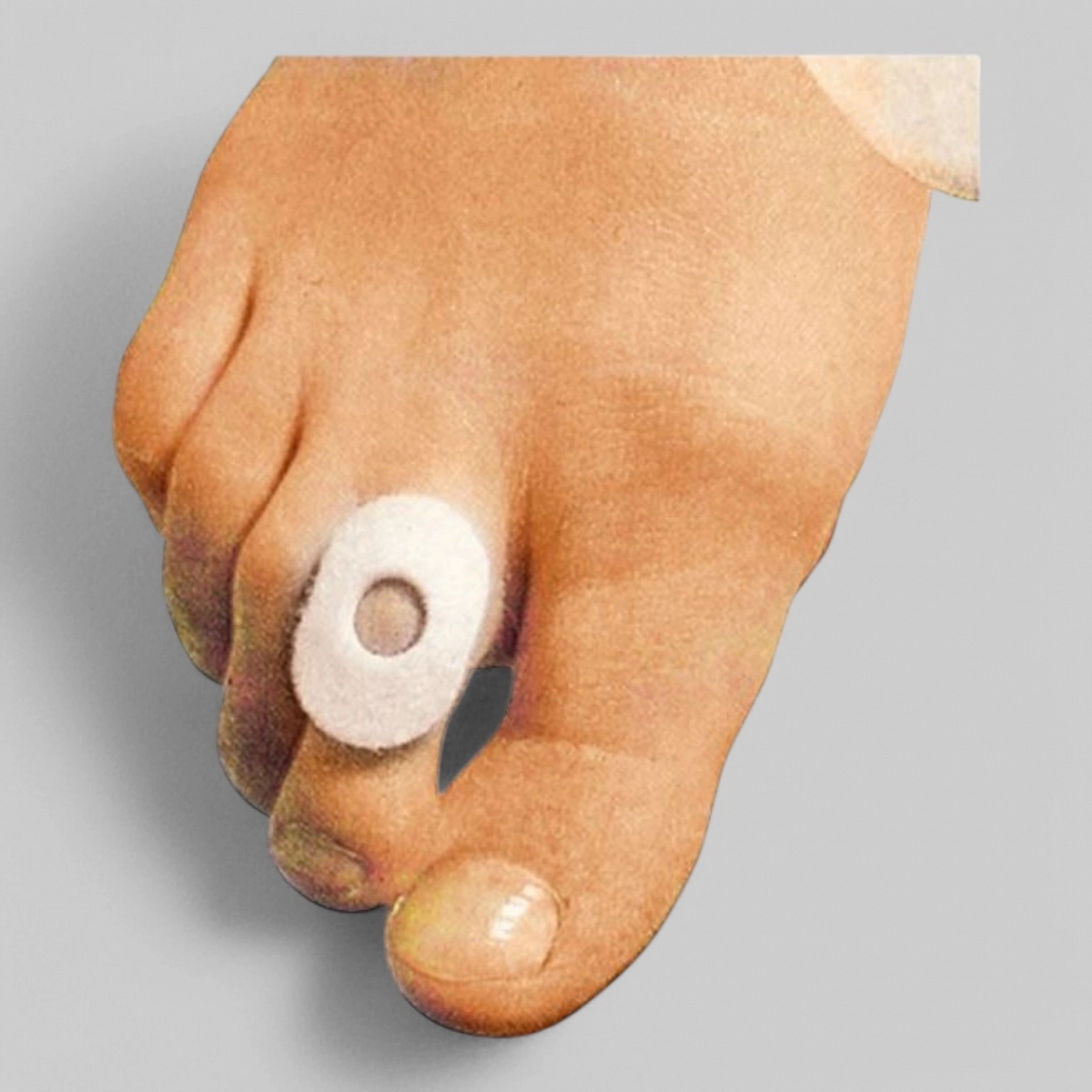 Гелевый протектор для боковых поверхностей ног, большой, 2шт