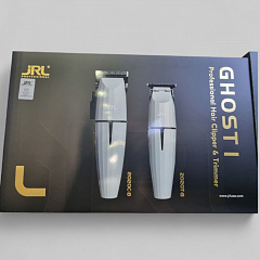 GHOST KIT 1 (2020C-B, 2020T-B), WHITE-НАБОР ДЛЯ СТРИЖКИ ВОЛОС (В СОСТАВЕ МАШИНКА ДЛЯ СТРИЖКИ ВОЛОС И ТРИММЕР), ЦВЕТ- БЕЛЫЙ/Набор &quot;JRL GHOST KIT 1&quot;, в наборе рабочая машинка &quot;JRL ONYX CORDLESS WHITE&quot; (2020C-B) и  2020T-B