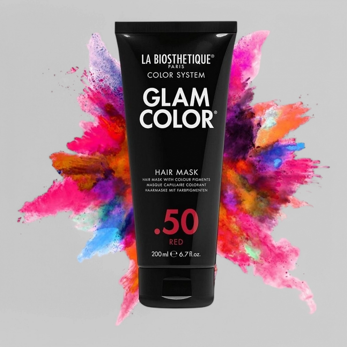 Оттеночный кондиционер Hair Mask 50 Red  - для поддержания насыщенности цвета, цвет &quot;Красный&quot;, 200мл