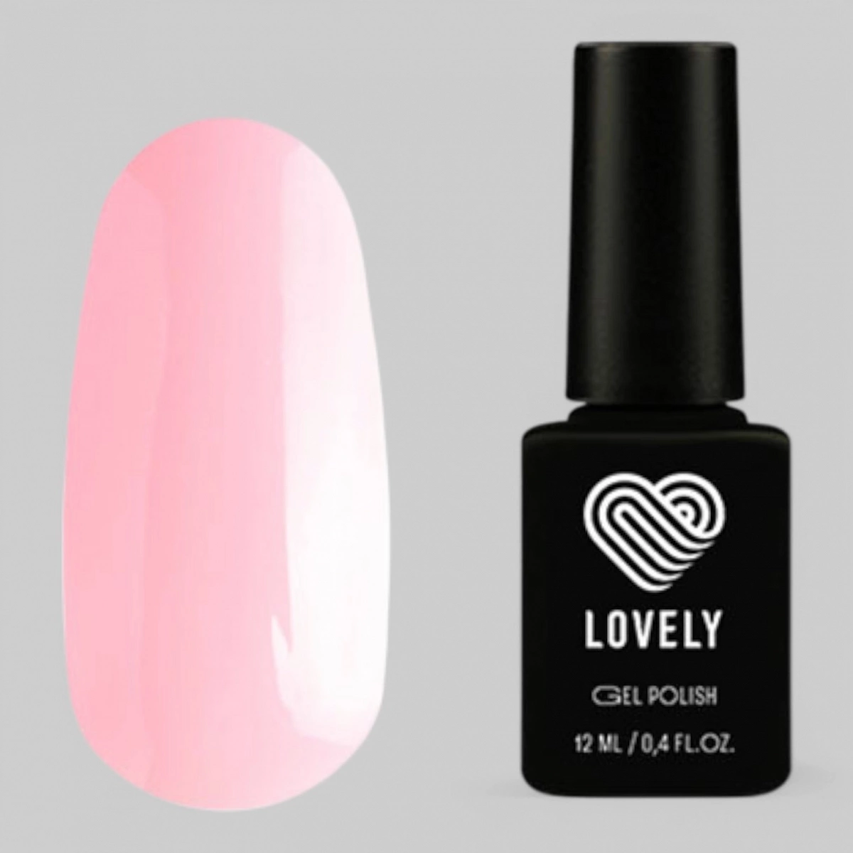 База жесткая, камуфлирующая Lovely, оттенок розовый, 12 ml