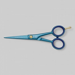 Ножницы рабочие &quot;Pastel Plus&quot;- классической формы, бирюзовое эмалевое покрытие, оба лезвия с внешней полировкой, размер 5,0.
