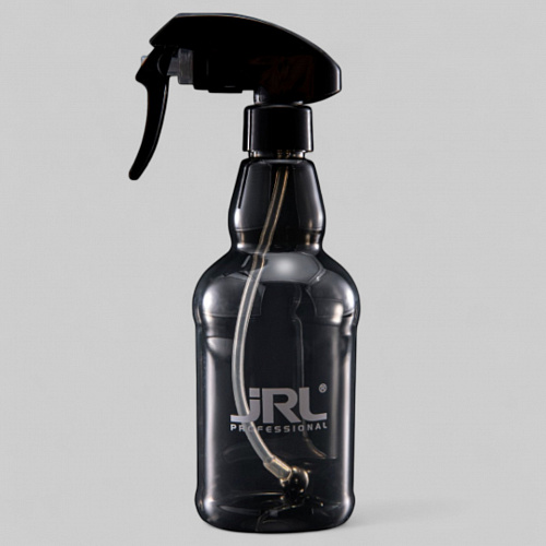 JRL ANTI-GRAVITY SPRAY BOTTLE 300ML-РАСПЫЛИТЕЛЬ ПАРИКМАХЕРСКИЙ-Распылитель &quot;JRL ANTI-GRAVITY&quot; - с шариком для использования в разных положениях и направлениях, материал сверхтермостойкий пластик,
200 мл, цвет черный.