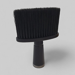 JRL NECK DUSTER  BLACK-ЩЕТКА -СМЕТКА ДЛЯ УДАЛЕНИЯ ВОЛОС, ЦВЕТ ЧЕРНЫЙ-Щетка сметка &quot;JRL&quot; из щетины с искусственным ворсом и ручкой из прочного безопасного пластика, цвет черный, размер 10х13см