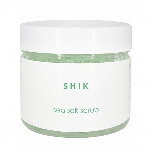 Скраб для тела Shik - Sea salt scrub солевой с морскими водорослями, 500 гр. (арт. 4631155238886)