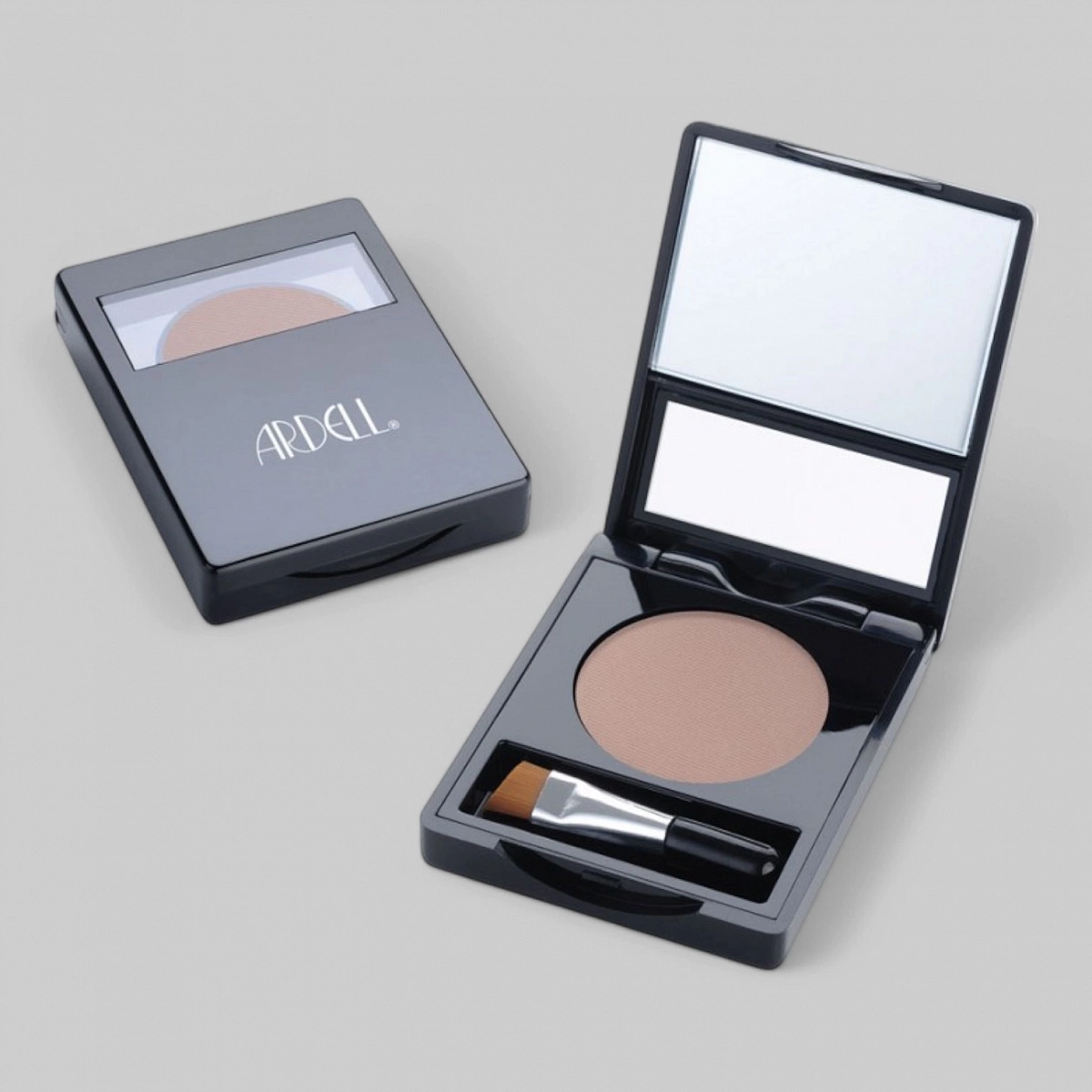 Пудра прессованная для тонирования бровей, серо-коричневая, 2,2гр.