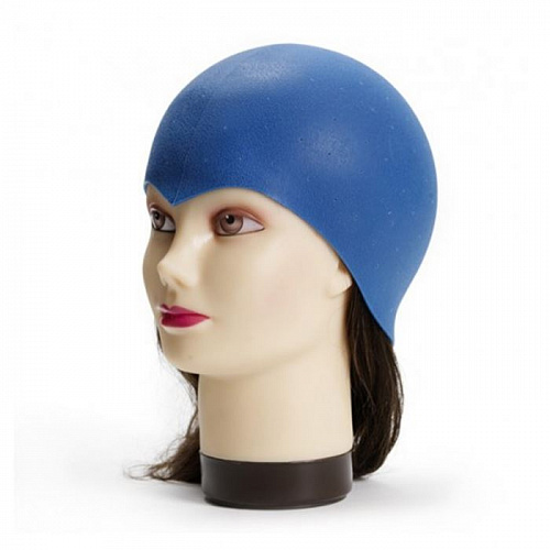 Шапочка для мелирования силиконовая, синяя.