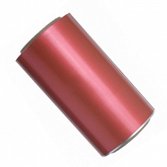 Фольга для окраски красная, с деленьями, рулон 10см х 50м х 0,02мм.