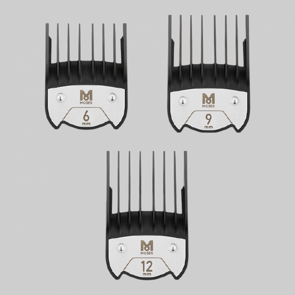 Набор из трех насадок премиум класса, 6мм, 9мм и 12мм к машинкам &quot;1854&quot;, &quot;1870&quot;, &quot;1871&quot;, &quot;1872&quot;, &quot;1874&quot;, &quot;1876&quot;, &quot;1877&quot;, &quot;188&quot;4, &quot;1885&quot;, &quot;1886&quot;, &quot;1887&quot;, &quot;1888&quot;, &quot;4212&quot;¶