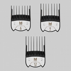 Набор из трех насадок премиум класса, 6мм, 9мм и 12мм к машинкам &quot;1854&quot;, &quot;1870&quot;, &quot;1871&quot;, &quot;1872&quot;, &quot;1874&quot;, &quot;1876&quot;, &quot;1877&quot;, &quot;188&quot;4, &quot;1885&quot;, &quot;1886&quot;, &quot;1887&quot;, &quot;1888&quot;, &quot;4212&quot;¶