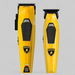 DIAMANTE CLIPPER AND TRIMMER KIT, YELLOW 2% DEFECTIVE GOODS -НАБОР ДЛЯ СТРИЖКИ ДЛЯ ВОЛОС “JRL DIAMANTE”С ЛОГОТИПОМ LAMBORGHINI. В НАБОР ВХОДИТ МАШИНКА ДЛЯ СТРИЖКИ ВОЛОС И ТРИММЕР, ЦВЕТ ЖЕЛТЫЙ