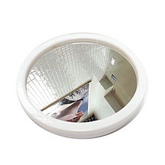 Зеркало заднего вида не бьющееся прямоугольное, чёрное, 20,5смХ28,5см.