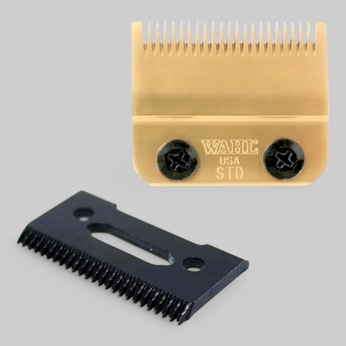 Ножевой блок Wahl — Gold Stagger-Tooth Blade 0,5–1,2 мм, титановое и DLC-покрытие для Magic Clip Gold (арт. 02161-716)