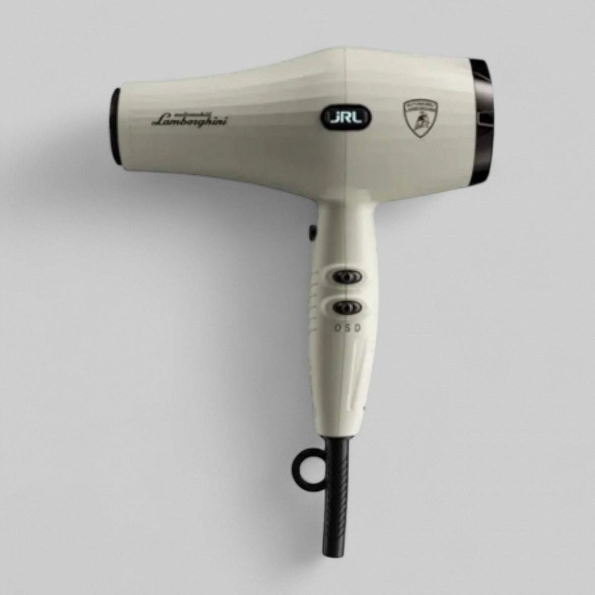 FORTE PRO LITE HAIR DRYER, WHITE-ФЕН ДЛЯ ВОЛОС, ЦВЕТ БЕЛЫЙ-Фен &quot;JRL FORTE PRO LITE&quot; - 2400W, с улучшенным DC мотором, с логотипом LAMBORGHINI, с функцией ионизации, LED индикатор, 2 режима температуры и скорости, цвет белый