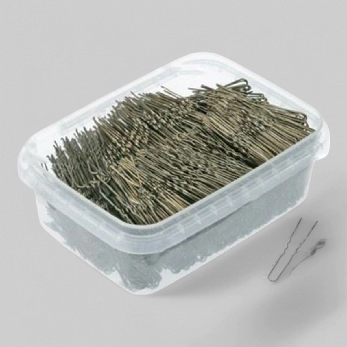 Шпильки гофрированные 45 мм, бронзовые, упаковка 500 гр.222