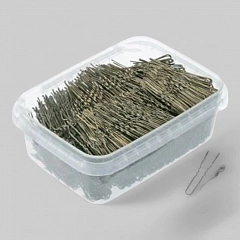 Шпильки гофрированные 45 мм, бронзовые, упаковка 500 гр.222