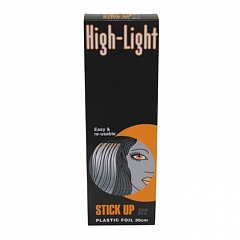Бумага для окраски волос &quot;HI LITE STICK UP&quot;, на клейкой основе, с прозрачным верхним слоем, 30х9 см 200 шт.