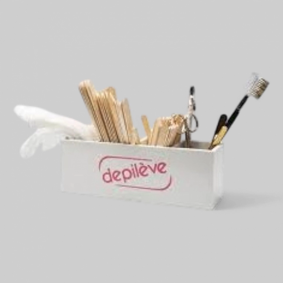 Бьюти органайзер &quot;DEPILEVE&quot; для шпателей, на 4 отделения.