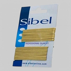 Невидимки дугообразные 50 мм блонд,упаковка 24 шт