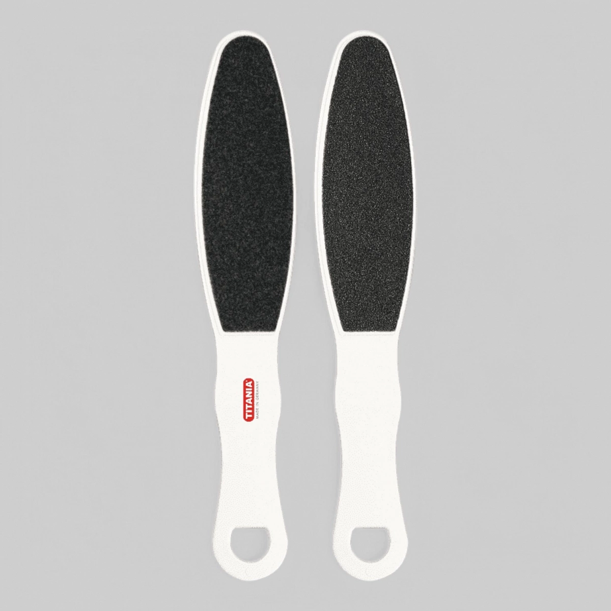 DOUBLE FOOT FILE - Двухсторонняя овальная терка для ног с ручкой