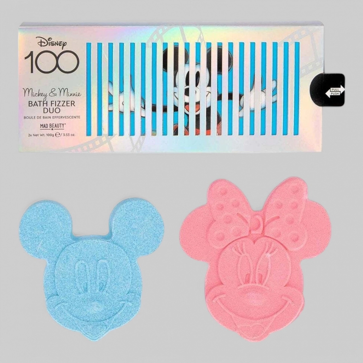 Бомбочка для ванны Disney - 100 Mickey&Minnie 2 шт. по 100 г. (арт. D100-FG9793-6)