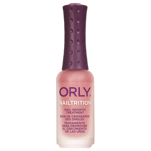ORLY &quot;Nailtrition&quot;- лечебная основа под лак для укрепления слабых ногтей  ускорения их роста, на основе протеина, кератина, и экстракта бамбука, 9мл.