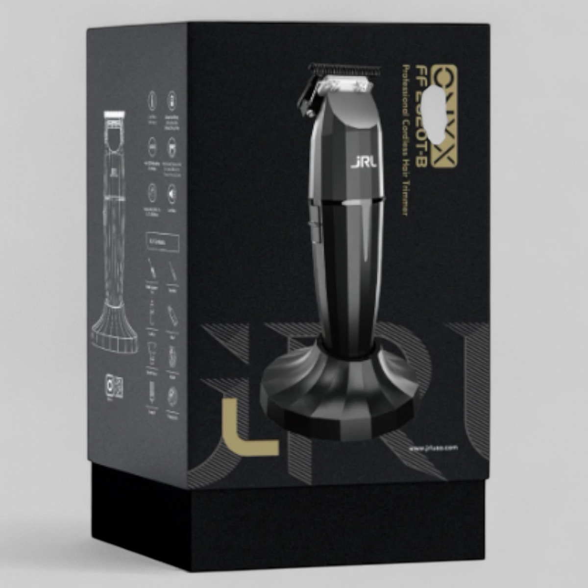 JRL Onyx Cordless – триммер окантовочный с роторным мотором, чёрный