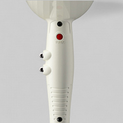 FORTE PRO LITE HAIR DRYER, WHITE-ФЕН ДЛЯ ВОЛОС, ЦВЕТ БЕЛЫЙ-Фен &quot;JRL FORTE PRO LITE&quot; - 2400W, с улучшенным DC мотором, с логотипом LAMBORGHINI, с функцией ионизации, LED индикатор, 2 режима температуры и скорости, цвет белый