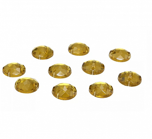 Стразы круглые гладкие, цвет &quot;оливковый&quot;, 1440 шт., диам.1,5 мм