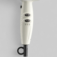 FORTE PRO LITE HAIR DRYER, WHITE-ФЕН ДЛЯ ВОЛОС, ЦВЕТ БЕЛЫЙ-Фен &quot;JRL FORTE PRO LITE&quot; - 2400W, с улучшенным DC мотором, с логотипом LAMBORGHINI, с функцией ионизации, LED индикатор, 2 режима температуры и скорости, цвет белый