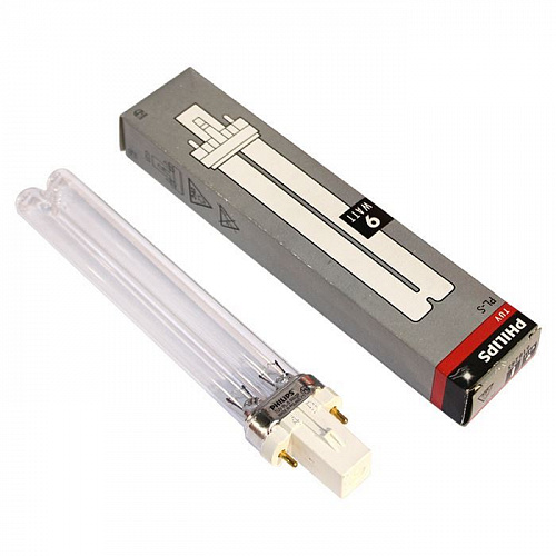 Лампа  УФ-стерилизатора сдвоенная , 17см, 9вт