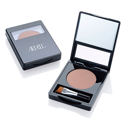 Пудра прессованная для тонирования бровей, средне-коричневая, 2,2гр.