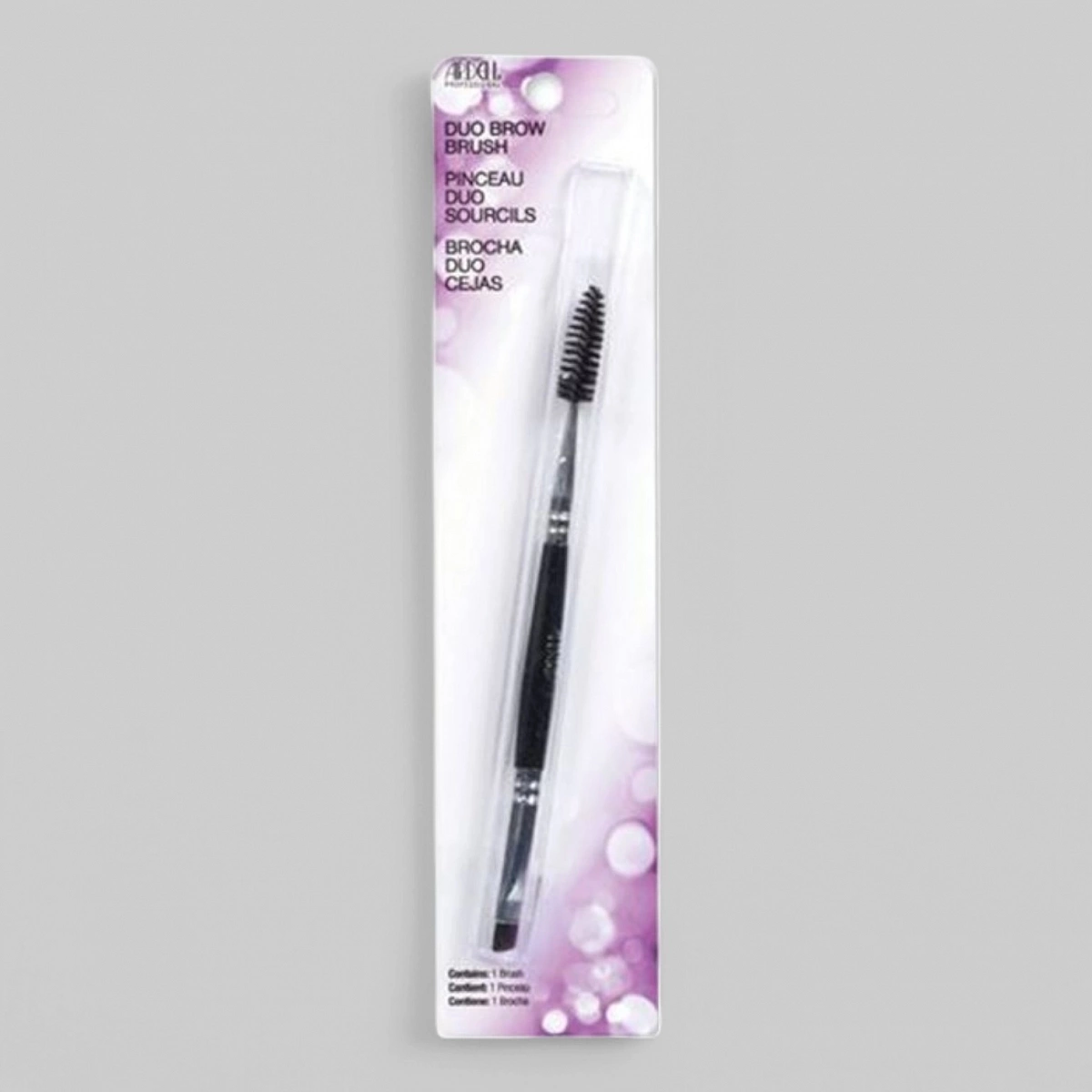 Кисточка с ёршиком для ухода за бровями и ресницами.