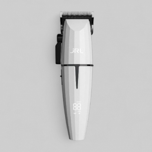ONYX PROFESSIONAL CORDLESS HAIR CLIPPER WHITE-МАШИНКА ДЛЯ СТРИЖКИ ВОЛОС &quot;JRL ONYX CORDLESS WHITE&quot;, ЦВЕТ БЕЛЫЙ/МАШИНКА  рабочая, роторный мотор, 2 скорости (6000 и 7500 об/мин), технология Reset IQ Charge, нож 45мм, высота среза 0-3,5мм, 10 насадок: 1