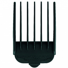 Насадка для машинки для стрижки Wahl №4, 13 мм, пластиковая, совместима с моделями Super Taper, Magic Clip, Icon (арт. 03144-001)