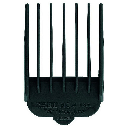 Насадка для машинки для стрижки Wahl №4, 13 мм, пластиковая, совместима с моделями Super Taper, Magic Clip, Icon (арт. 03144-001)