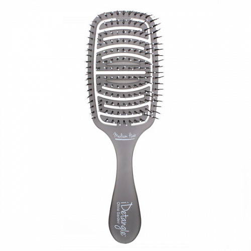 МАССАЖНАЯ ЩЕТКА ESSENTIAL CARE FLEX FINE MEDIUM HAIR BRISTLES ICE GREY ДЛЯ НОРМАЛЬНЫХ ВОЛОС (серая)