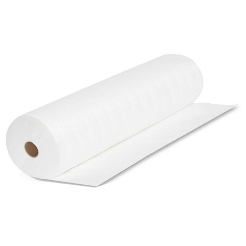 Простыни СМС 15 70*200 100шт в рулоне белые								