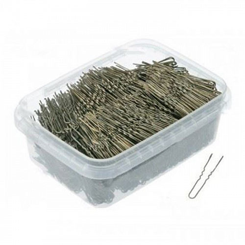 Шпильки гофрированные 45 мм, бронзовые, упаковка 500 гр.222